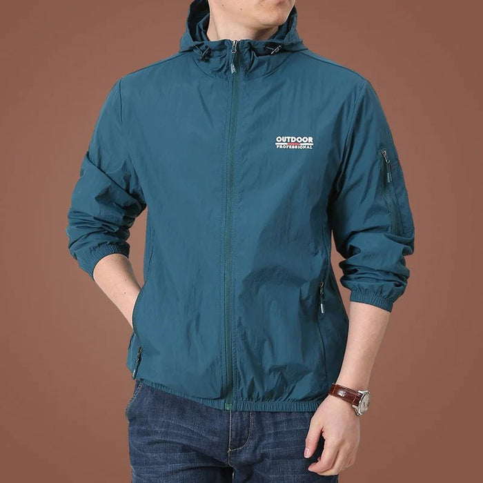 Zomerse UV - beschermende jas voor heren - Ademend & sneldrogend voor outdooractiviteiten - Bivakshop