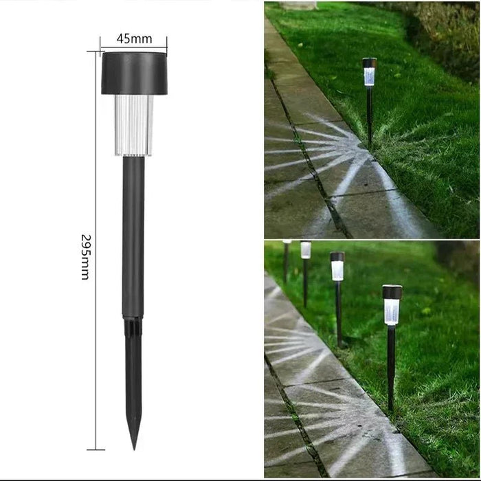 Zonne - buitenverlichting Tuinlamp Zonne - energie Waterdicht Landschapspad Buiten voor Tuin Achtertuin Gazon Terras Decoratief - Bivakshop