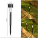Zonne - buitenverlichting Tuinlamp Zonne - energie Waterdicht Landschapspad Buiten voor Tuin Achtertuin Gazon Terras Decoratief - Bivakshop