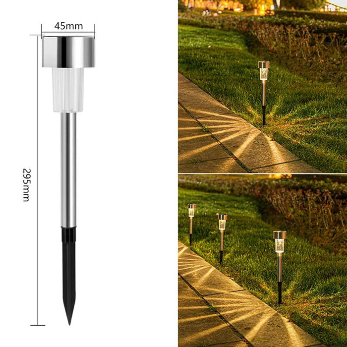 Zonne - buitenverlichting Tuinlamp Zonne - energie Waterdicht Landschapspad Buiten voor Tuin Achtertuin Gazon Terras Decoratief - Bivakshop