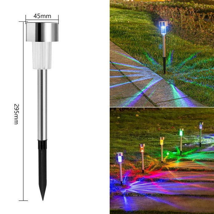 Zonne - buitenverlichting Tuinlamp Zonne - energie Waterdicht Landschapspad Buiten voor Tuin Achtertuin Gazon Terras Decoratief - Bivakshop