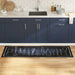 Zwart Keuken Vloerkleed – 300x60 cm – Fluweel Chef Design - Bivakshop