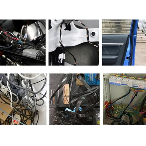 Zwarte flanellen tape - Zelfklevende vilt tape voor auto - , computer - en huishoudelijke bedrading - Bivakshop