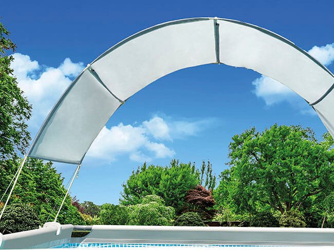 Zwembadoverkapping Intex – UV - bescherming & windbestendig - Bivakshop