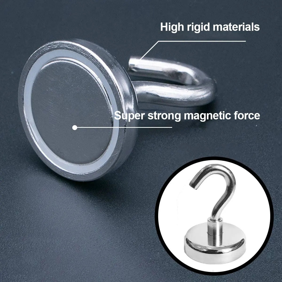 10 stuks sterke magnetische haken - Draagbare en multifunctionele opbergoplossing - Bivakshop
