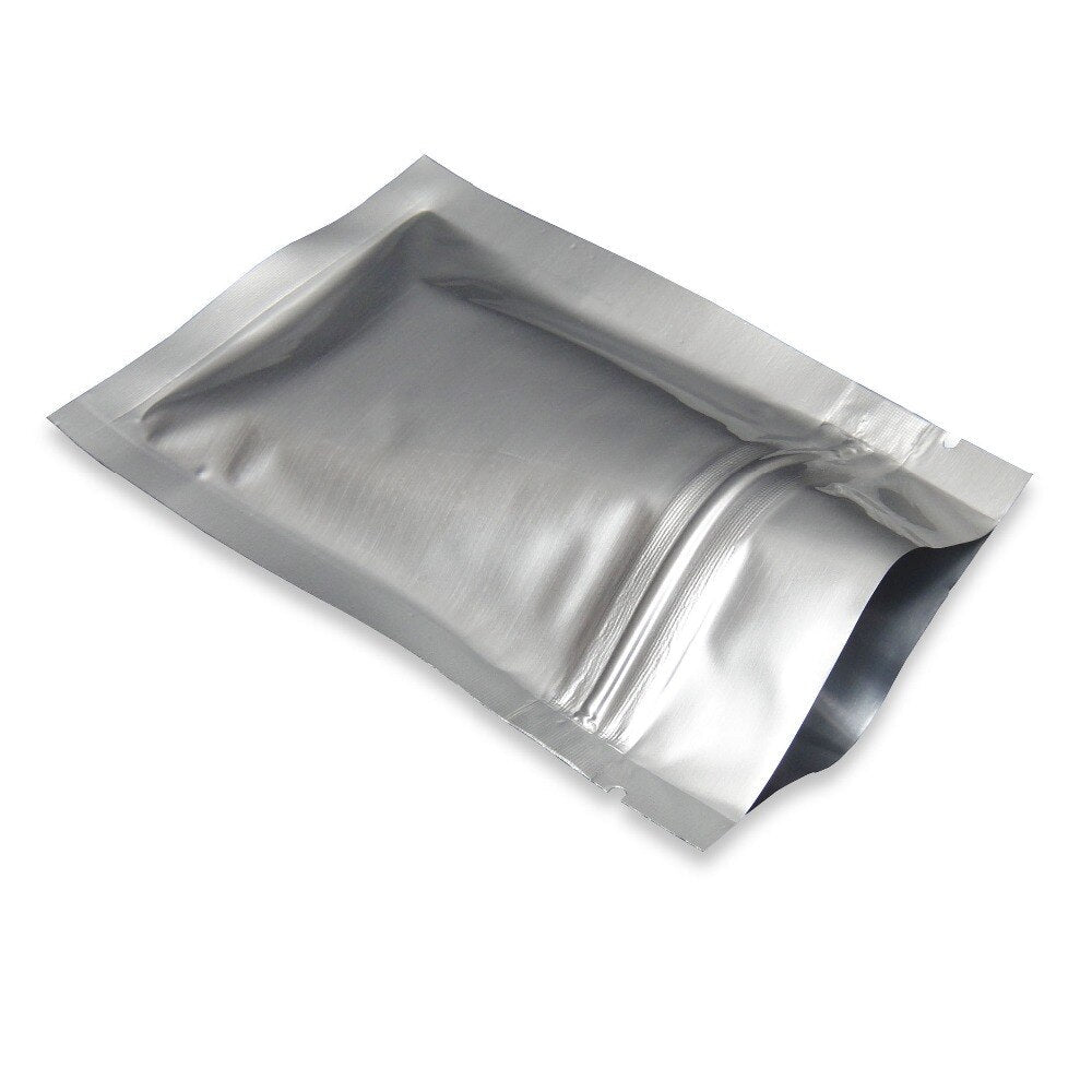 100 Stuks Mylar aluminium zip lock zakjes - Geurvrije voedselopslag - Verschillende maten beschikbaar - Bivakshop