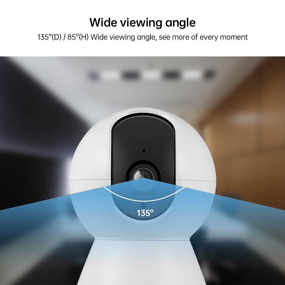 1080P Tuya Slimme Mini Wifi IP Camera voor Binnen - Draadloze Thuisbeveiliging - CCTV Surveillance Camera - Auto Tracking - Bivakshop