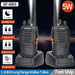 1/2 PCS Baofeng BF 888S Walkie Talkie UHF 400 470MHz 888s Long Range Two Way Ham Radios Transceiver for Hunting Hotel - Bivakshop