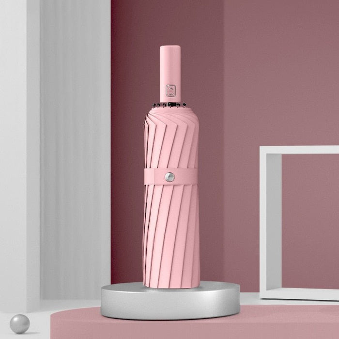 16 Ribben grote sterke volautomatische paraplu - Opvouwbare luxe winddichte Paraplu - Universeel - Bivakshop