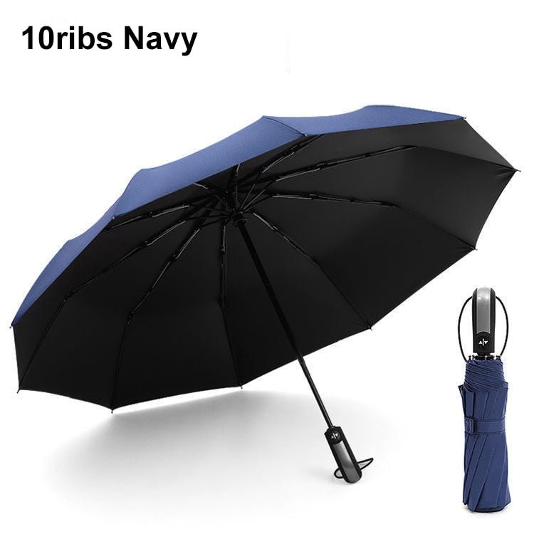 16 Ribben grote sterke volautomatische paraplu - Opvouwbare luxe winddichte Paraplu - Universeel - Bivakshop