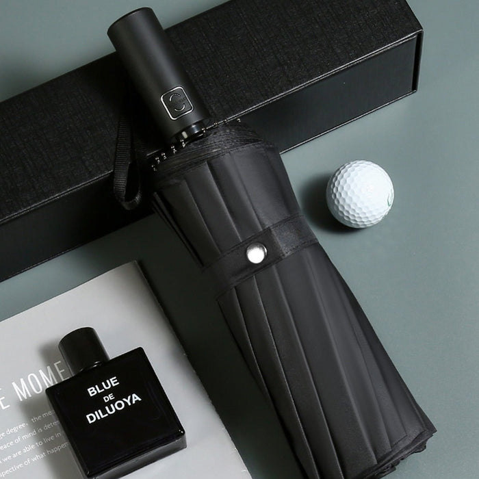16 Ribben grote sterke volautomatische paraplu - Opvouwbare luxe winddichte Paraplu - Universeel - Bivakshop