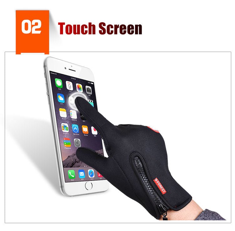 2 paar handschoenen - Touchscreen - Water afstotend - Motorhandschoenen - Bivakshop