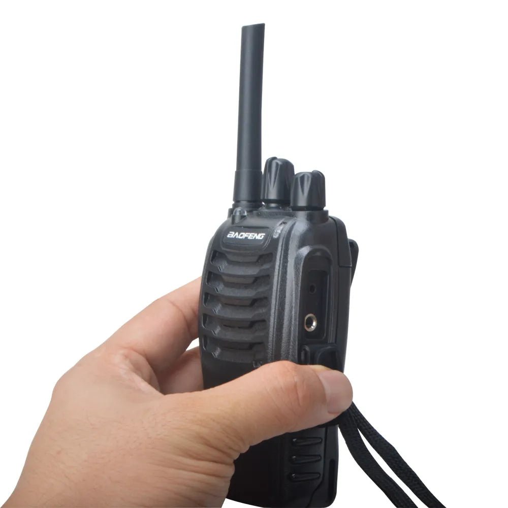 2 Stuks/pak walkie talkie baofeng BF-88E PMR 16 kanalen licentievrije radio met USB lader en oortelefoon - Bivakshop