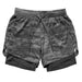 2022 Camo Running 2022 Shorts - Mannen 2 In 1 korte broek - Camouflage - Bivakshop
