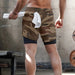 2022 Camo Running 2022 Shorts - Mannen 2 In 1 korte broek - Camouflage - Bivakshop