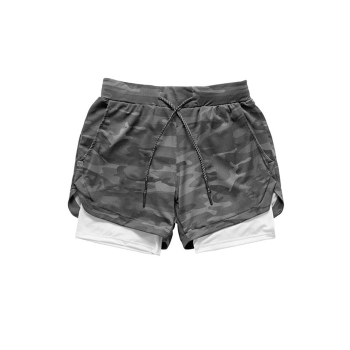 2022 Camo Running 2022 Shorts - Mannen 2 In 1 korte broek - Camouflage - Bivakshop