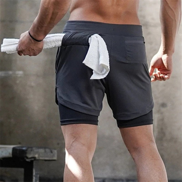 2022 Camo Running 2022 Shorts - Mannen 2 In 1 korte broek - Camouflage - Bivakshop
