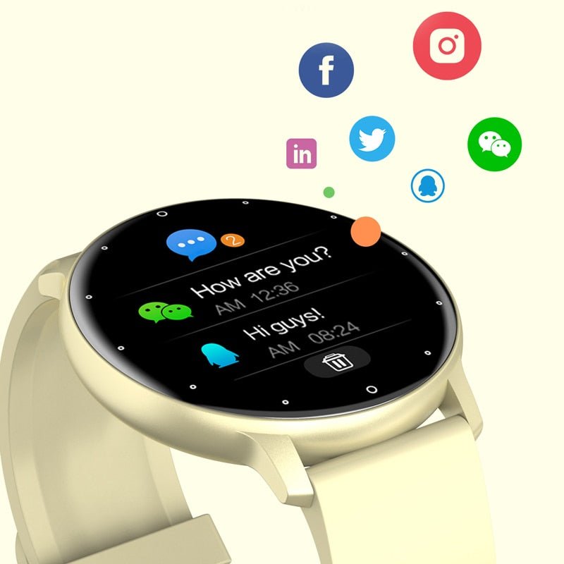 2022 Smart Watch - Full Touch Screen - IP67 Waterdicht - Bluetooth Voor Android en IOS - Bivakshop