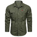 2023 Cargo shirt heren - Stijlvolle katoenen camisa militar voor dagelijks gebruik - Bivakshop