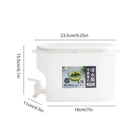2.8Lgrote capaciteit curling Fles met kraan - verfrissing voor de zomer - Bivakshop