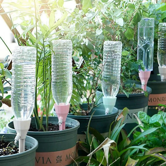 3 Stuks verstelbaar druppel irrigatiesysteem - Automatische zelfwatergevende spikes voorplanten - Bivakshop