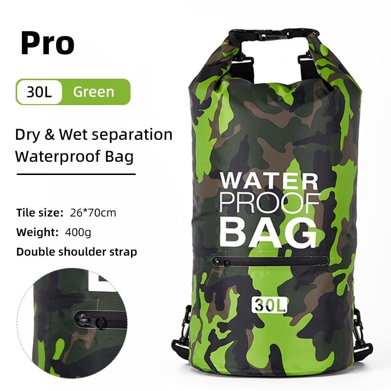 30L 15L Waterdichte droge tassen met scheidingszak - Perfect voor Outdoor Avonturen! - Bivakshop