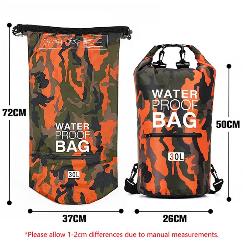 30L 15L Waterdichte droge tassen met scheidingszak - Perfect voor Outdoor Avonturen! - Bivakshop