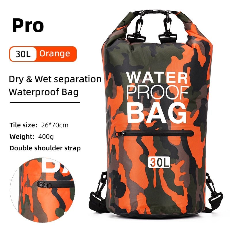 30L 15L Waterdichte droge tassen met scheidingszak - Perfect voor Outdoor Avonturen! - Bivakshop