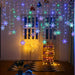 3,2M Kerst sneeuwvlokken LED slingerlichten - Waterdicht kerstdecoratie - Bivakshop