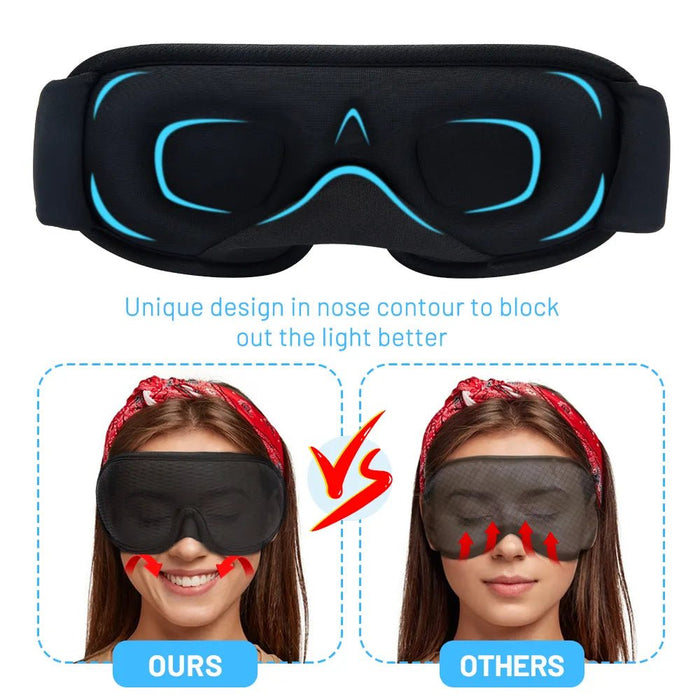 3D Slaapmasker - blokkeert licht en helpt je dieper te slapen - Bivakshop