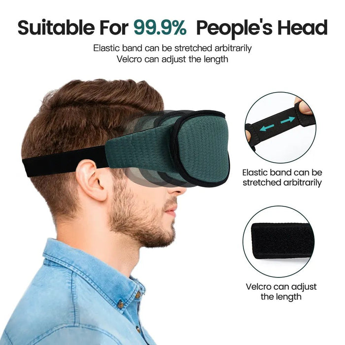 3D Slaapmasker - blokkeert licht en helpt je dieper te slapen - Bivakshop
