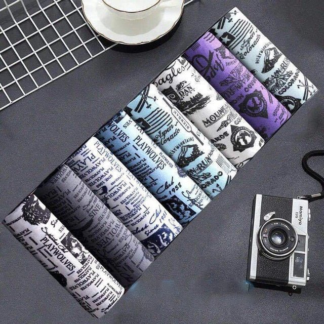 8 Stks/set Mannen Modal Ondergoed - Sexy Boxers - Print - Handgemaakt - Bivakshop