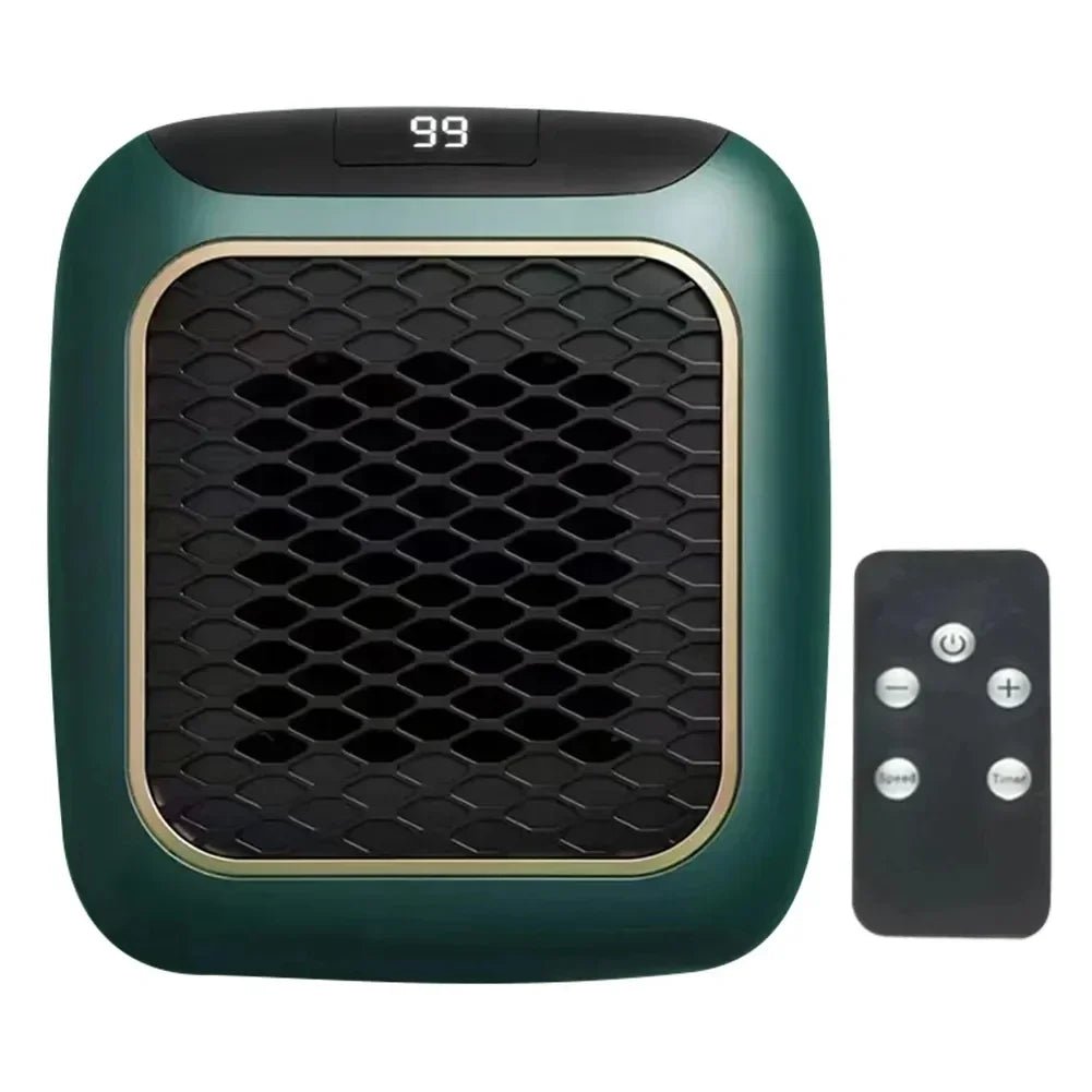 800W Mini wandverwarming - Compacte elektrische kachel voor thuis met afstandsbediening - Bivakshop