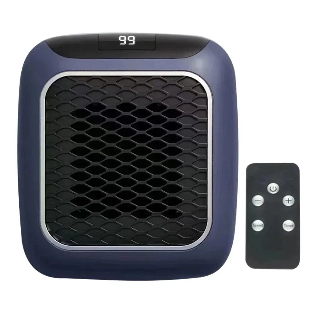 800W Mini wandverwarming - Compacte elektrische kachel voor thuis met afstandsbediening - Bivakshop