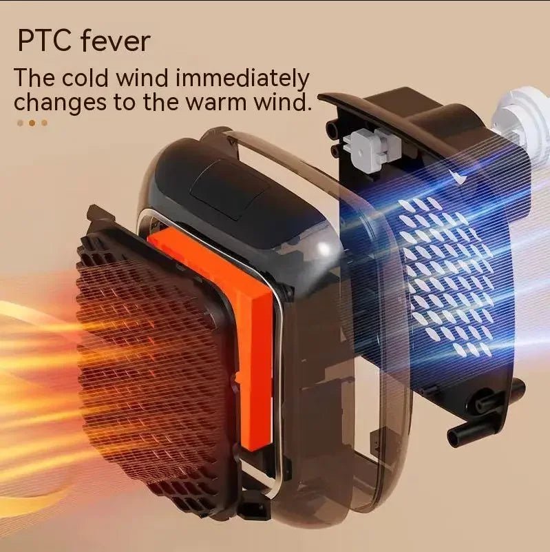 800W Mini wandverwarming - Compacte elektrische kachel voor thuis met afstandsbediening - Bivakshop