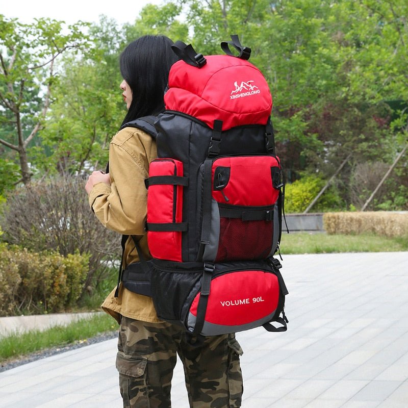 90L Wandelcamping rugzak - Grote capaciteit, waterdicht en geschikt voor zowel vrouwen als mannen - Bivakshop
