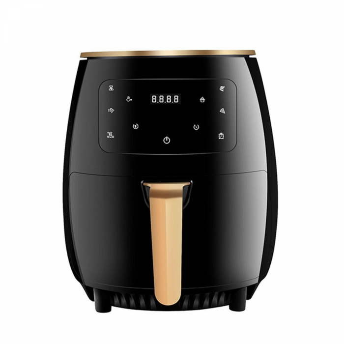 Cheffinger CF-AFRY4.5: 1400W Digitale LED Airfryer - 4,5 Liter Zwart