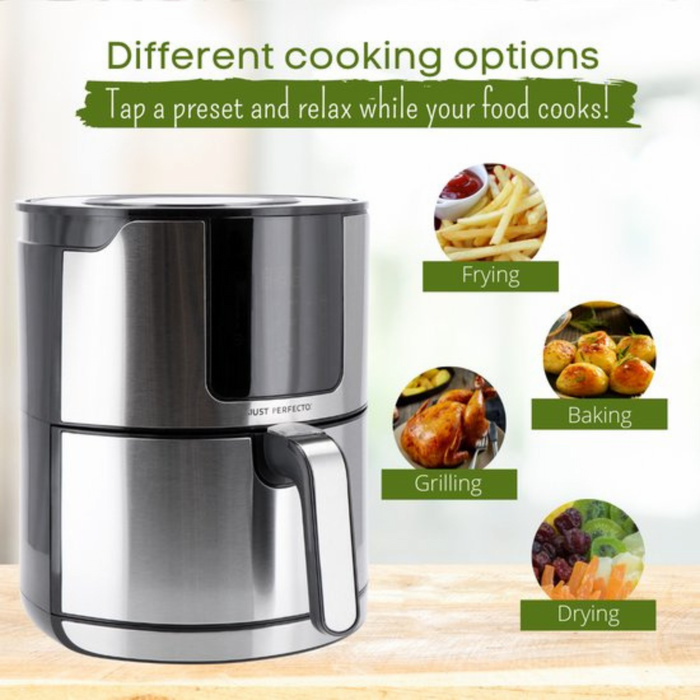 Just Perfecto JL-06: 1400 W Airfryer met touchscreen LED-display - 4L