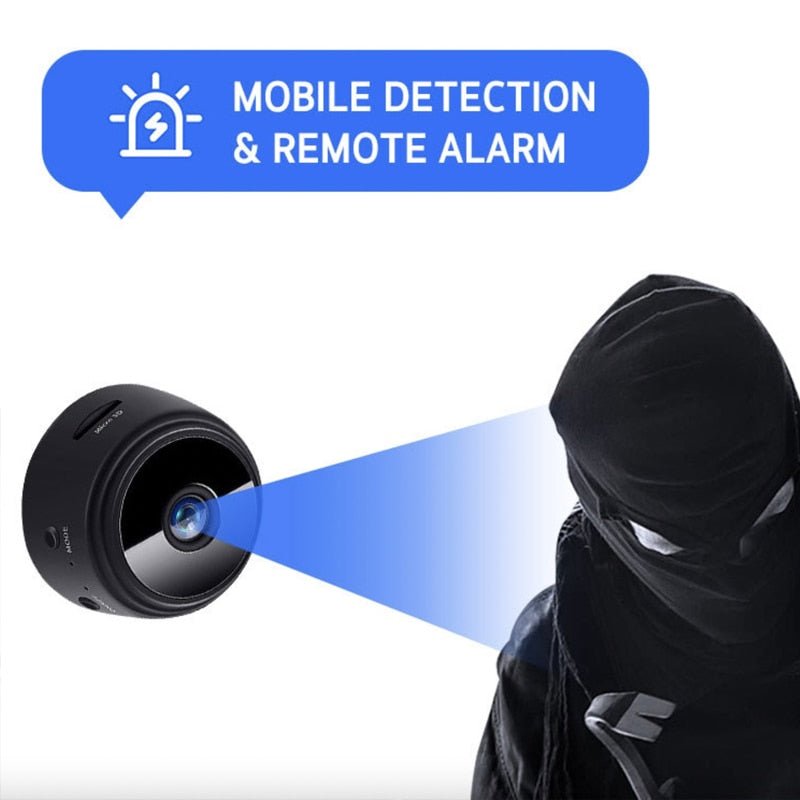 A9 Mini caméra de Surveillance IP WiFi HD 1080p Micro enregistreur vocal sans fil, Version nocturne - Bivakshop