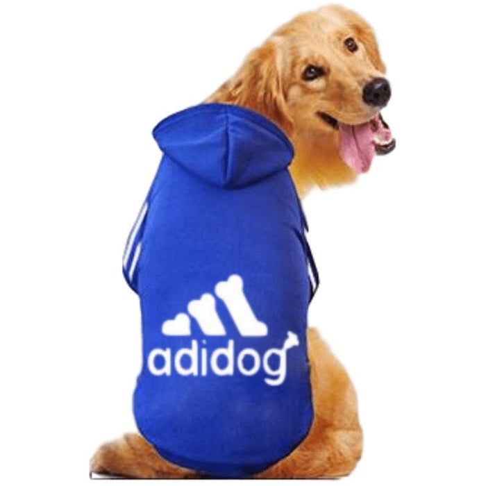 Adidog - Huisdier Hond Hoodie - Winterkleding voor Middelgrote Grote Honden - Fleece - Hondenjas - Bivakshop