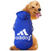 Adidog - Huisdier Hond Hoodie - Winterkleding voor Middelgrote Grote Honden - Fleece - Hondenjas - Bivakshop
