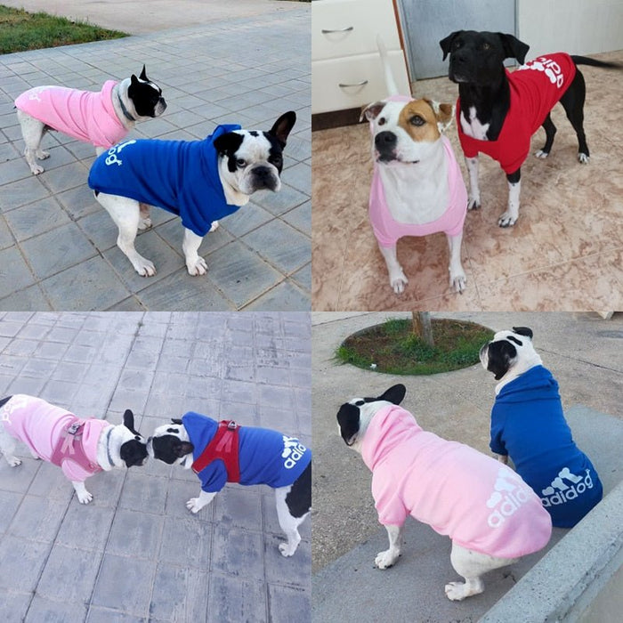 Adidog - Huisdier Hond Hoodie - Winterkleding voor Middelgrote Grote Honden - Fleece - Hondenjas - Bivakshop