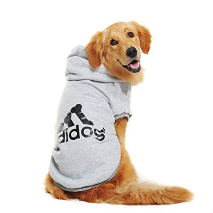 Adidog - Huisdier Hond Hoodie - Winterkleding voor Middelgrote Grote Honden - Fleece - Hondenjas - Bivakshop