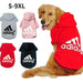 Adidog - Huisdier Hond Hoodie - Winterkleding voor Middelgrote Grote Honden - Fleece - Hondenjas - Bivakshop