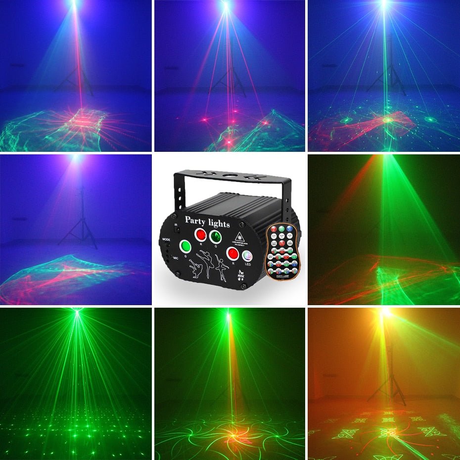 Alien Rgb Mini Dj Disco Laser Licht Projector - Usb Oplaadbaar - Led - Discolamp - Bivakshop