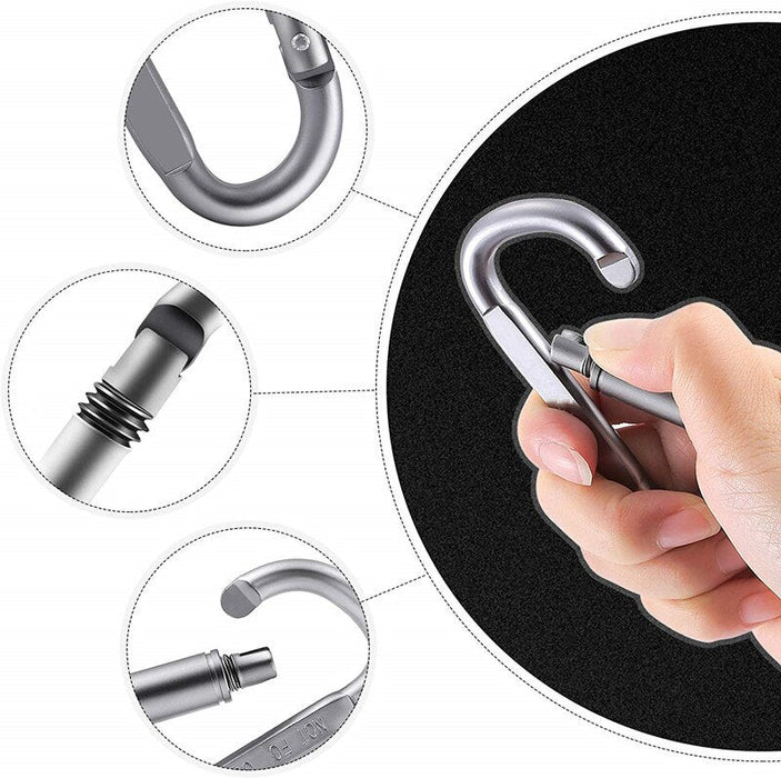 Alluminium D-Ring - 6 stuks - Bivakshop