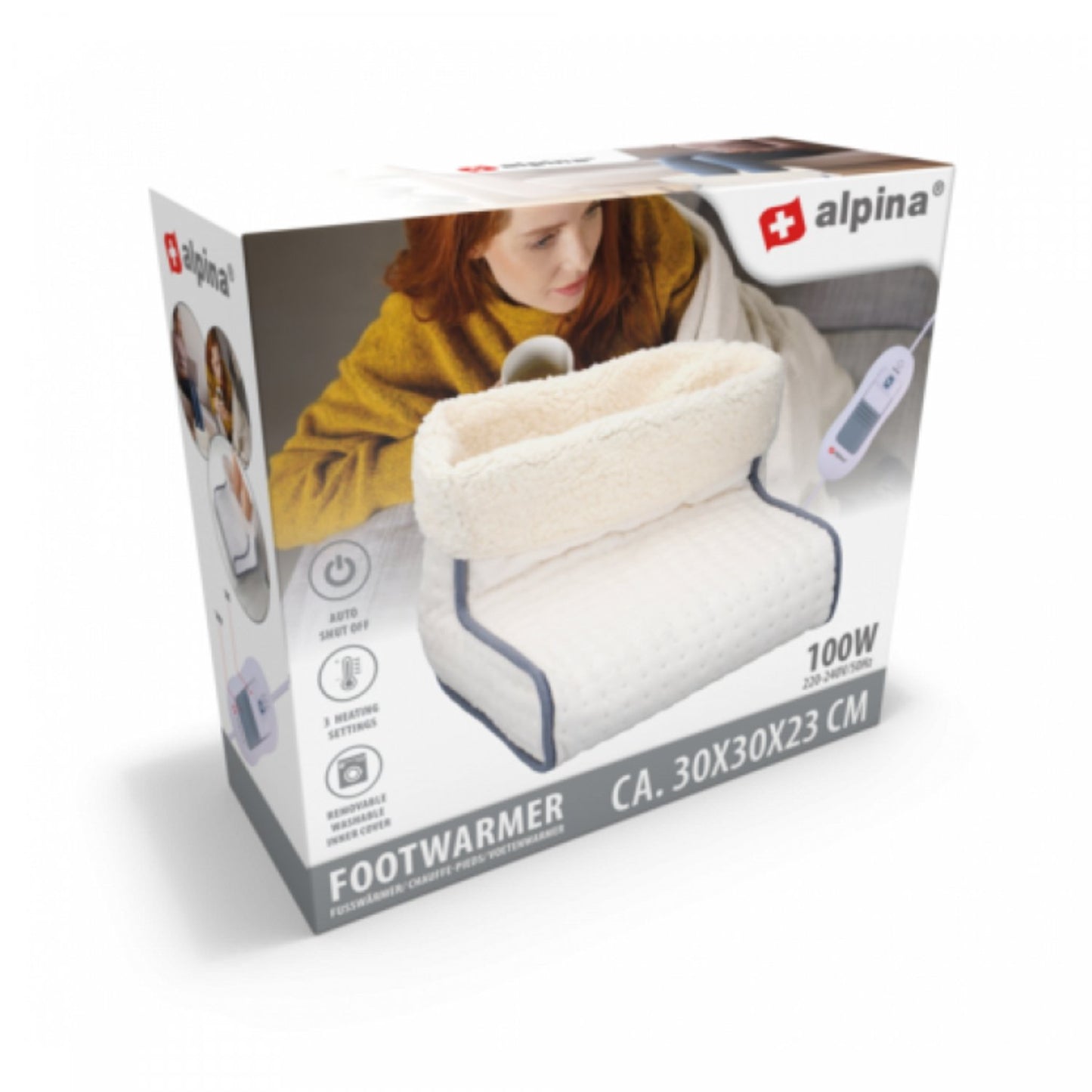 Alpina Elektrische Voetenwarmer - 3 warmtestanden - Bivakshop