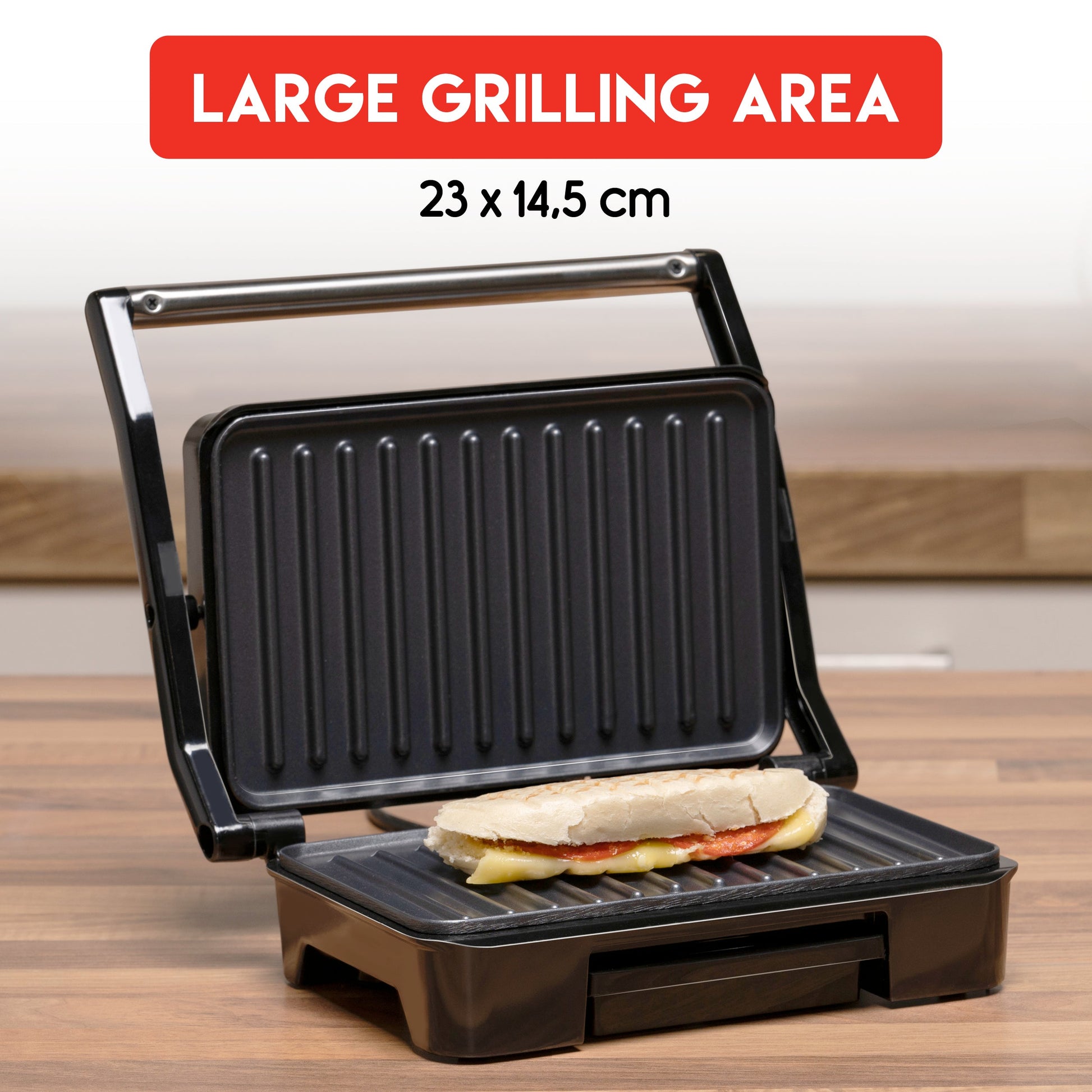 Alpina SW5001 contactgrill - Compact en krachtig (750W) - Bivakshop