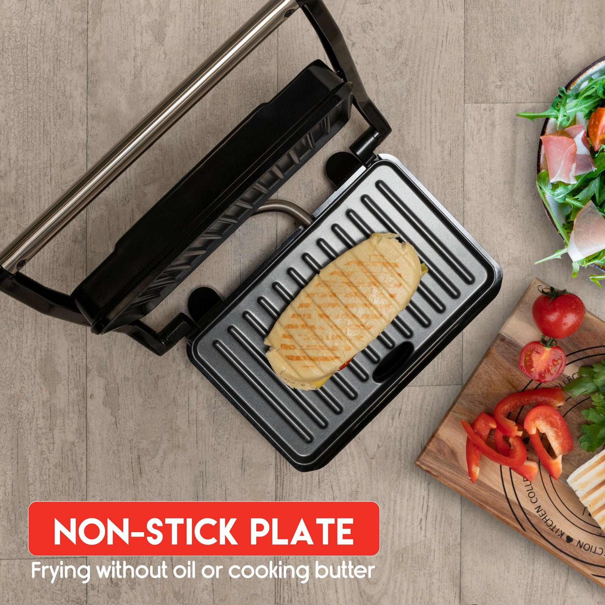 Alpina SW5001 contactgrill - Compact en krachtig (750W) - Bivakshop