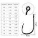 AOrace 100 stuks vishaakjes set - Koolstofstalen enkele cirkel haken - Bivakshop